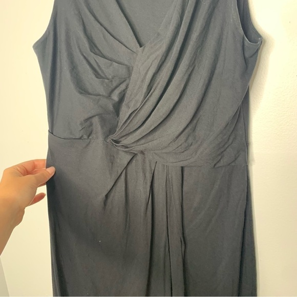 Peruvian Connection black twist sleeveless maxi dress - Picture 5 of 10